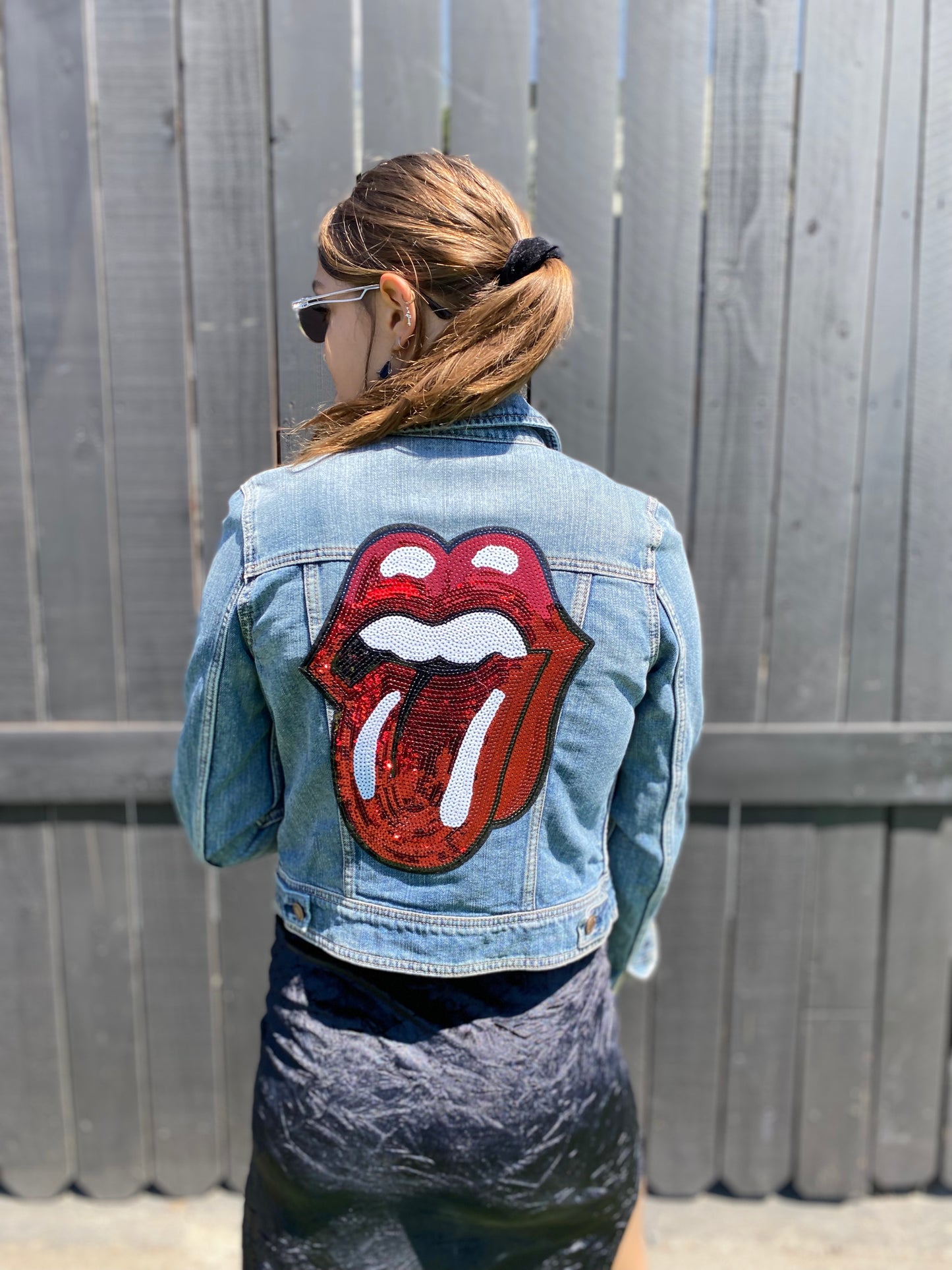 ROLLING ROCK N ROLL DENIM JACKET