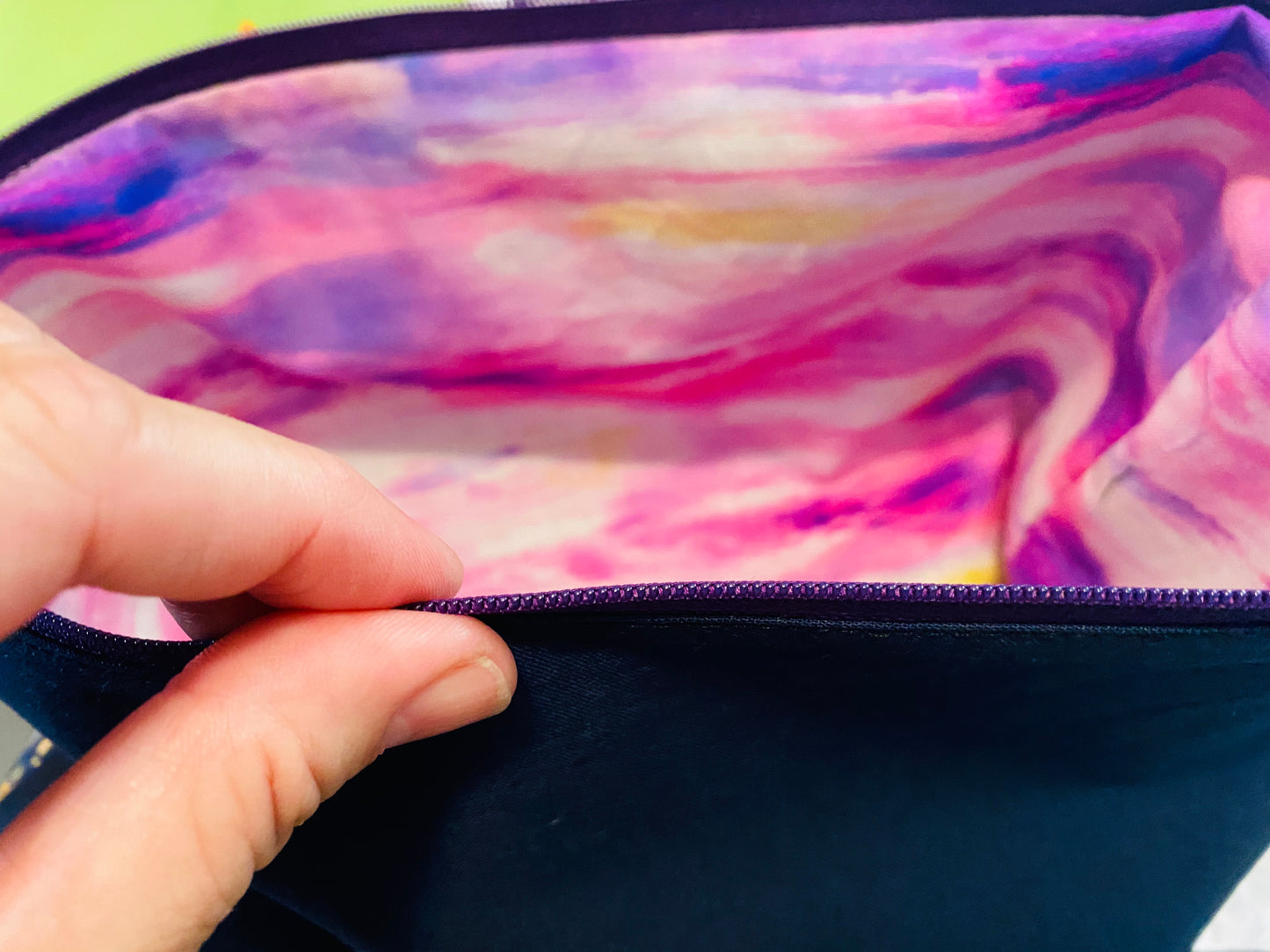 CUSTOM NIGHTMARE B$ XMAS ZIP POUCH