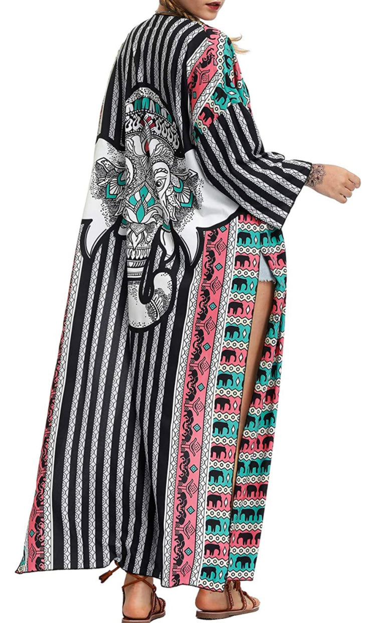 Elephant kimono