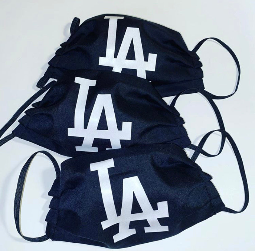 LA DODGERS FACE MASK