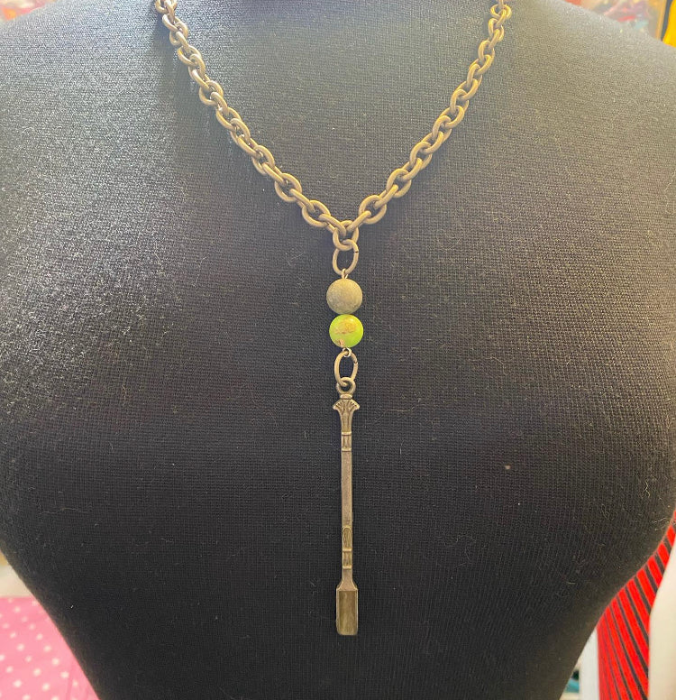 Shovel spoon necklace
