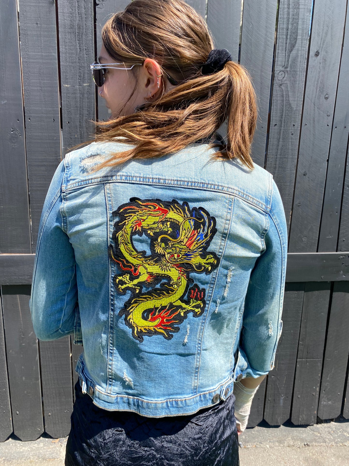 Dragon denim jacket