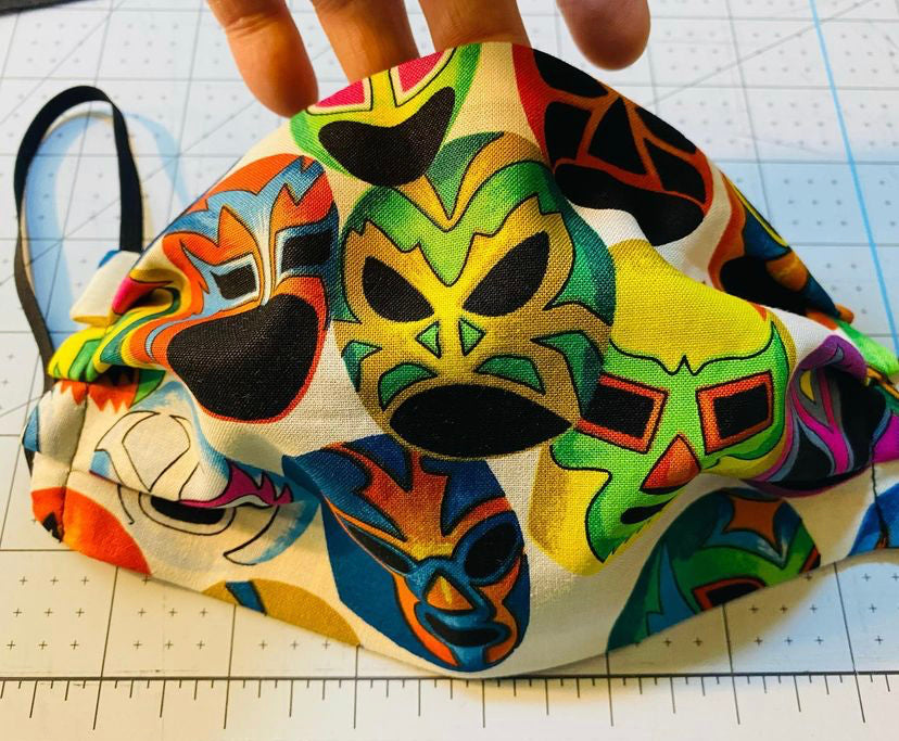 Lucha libre face mask