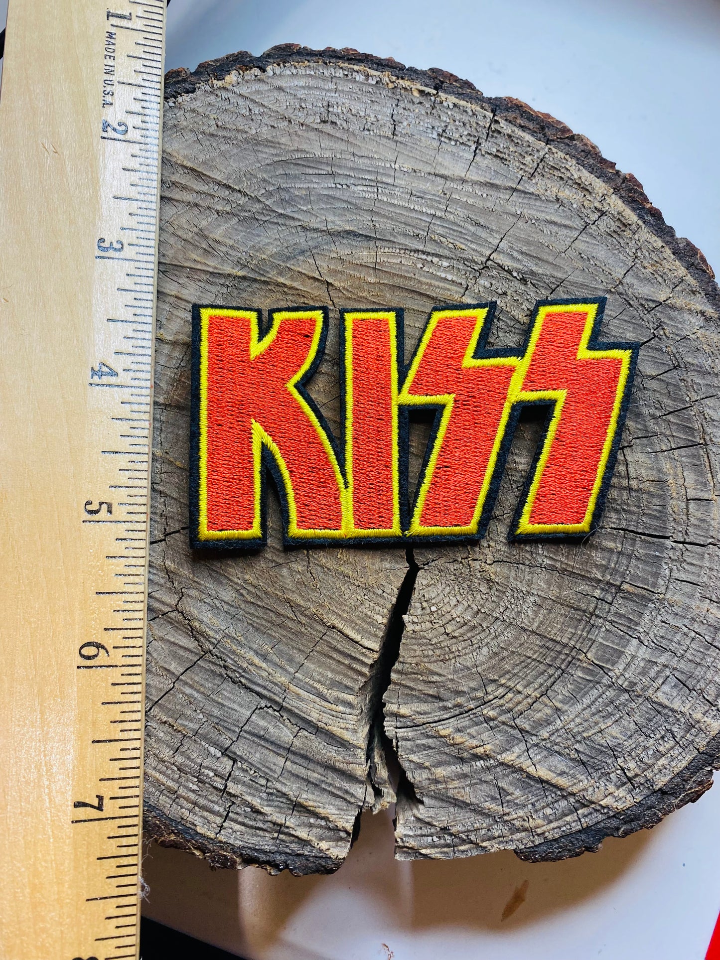 KISS BAND IRON ON PATCH
