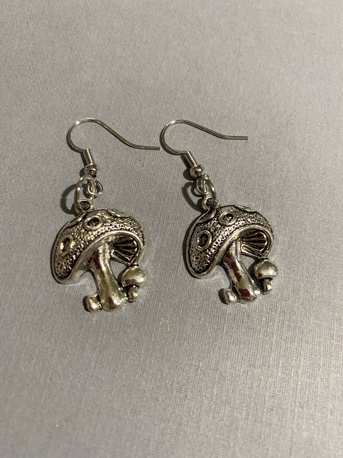 mushroom earrings