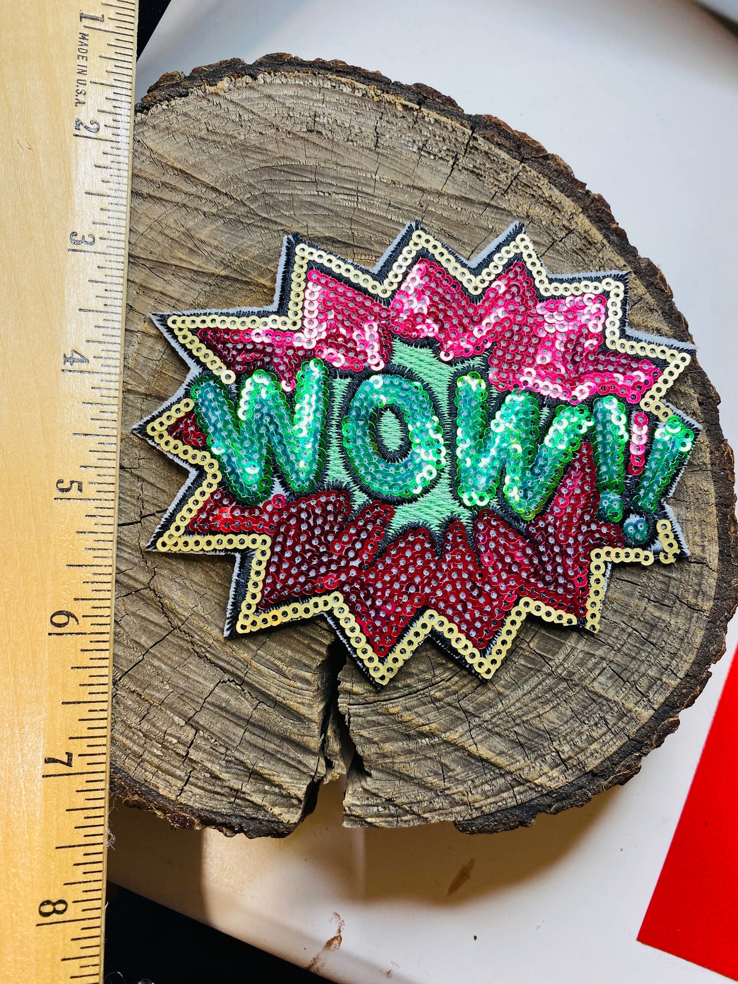 WOW SEQUIN IRON ON PATCH