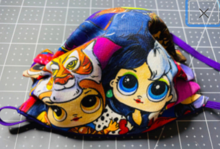 LOL DOLLS VILLAINS FACE MASK