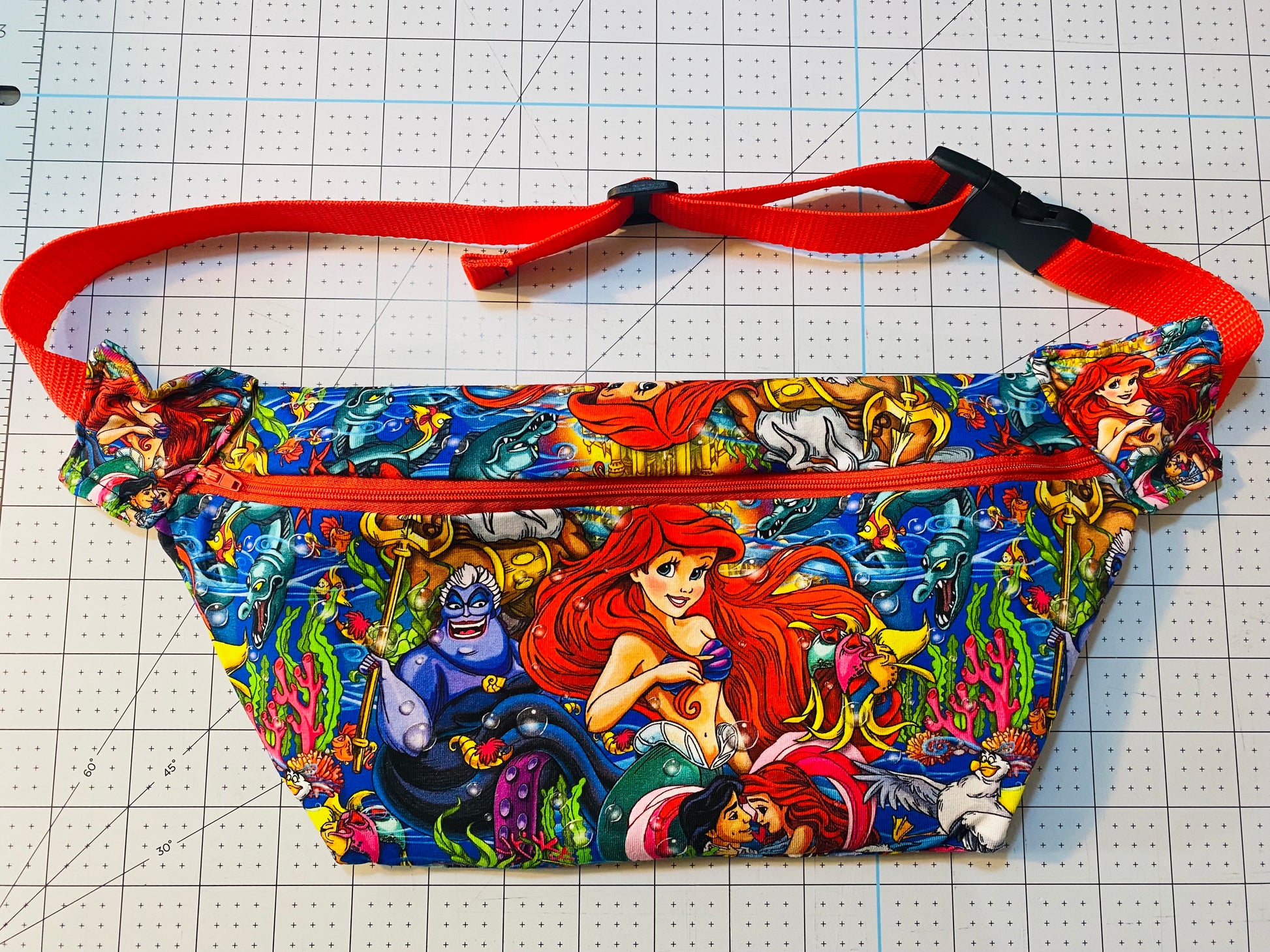 ariel mermaid fanny pack