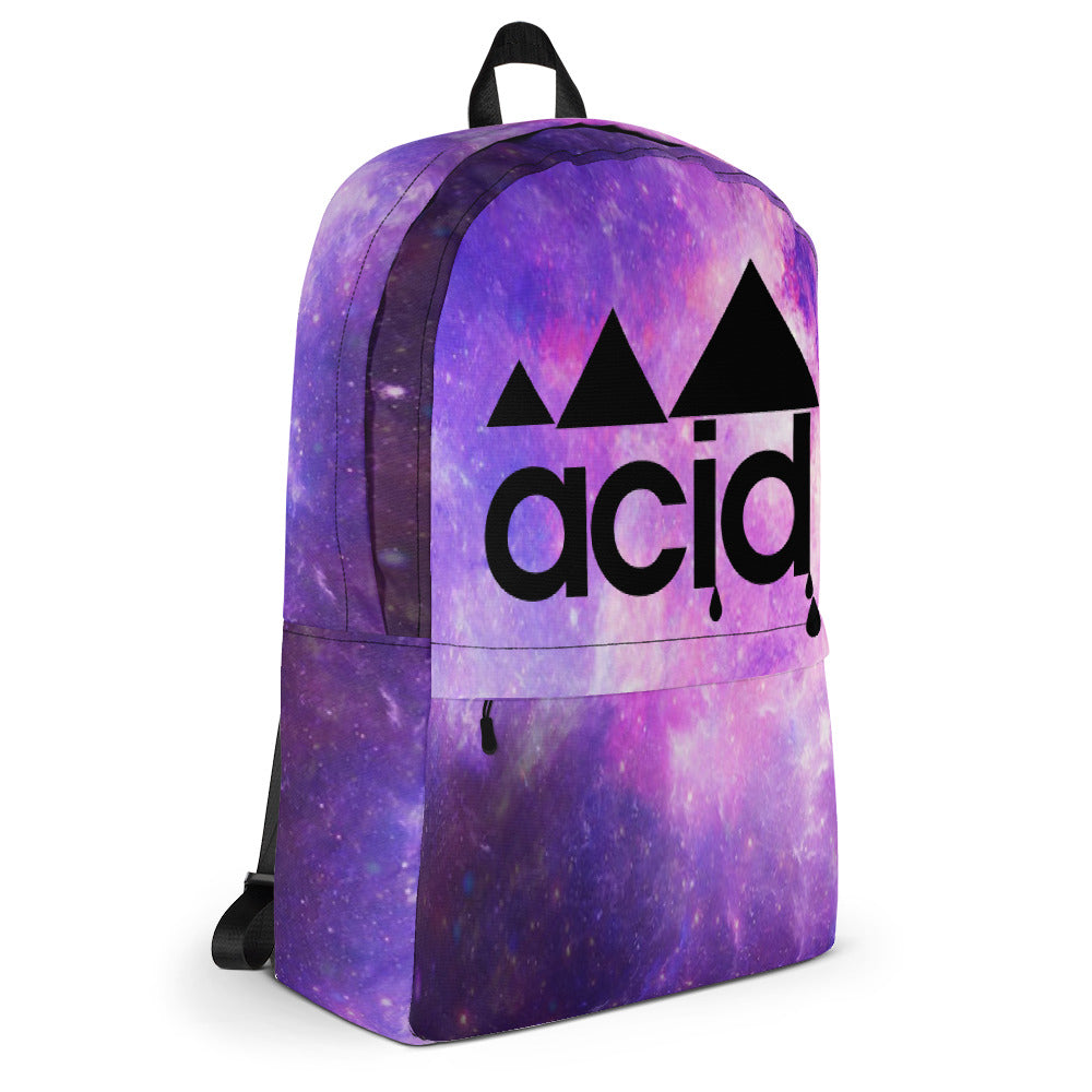 ACID GALAXY PRINT BACKPACK rave festival