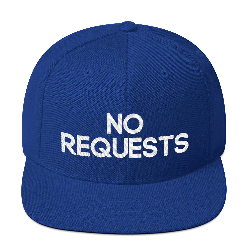 NO REQUESTS Snapback Hat - BFLY