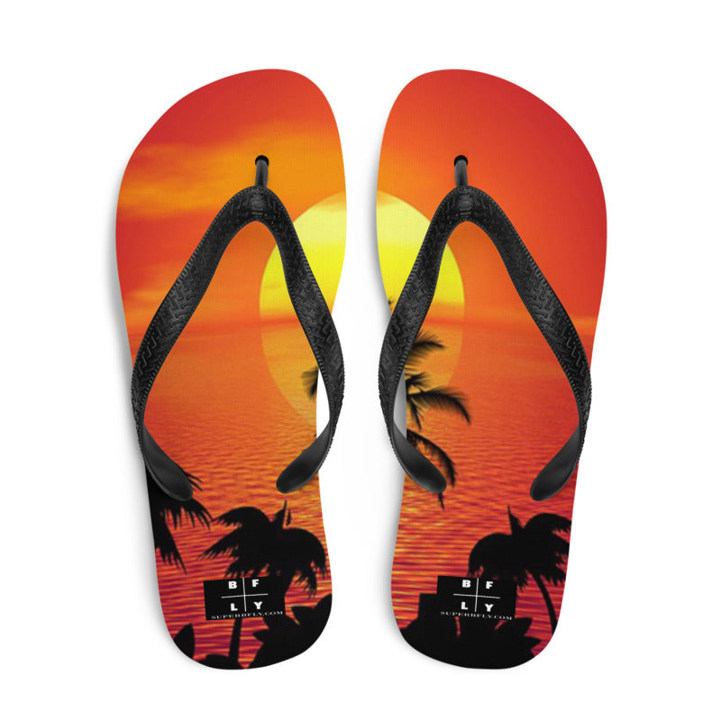 TROPICAL SUNSET FLIP FLOPS
