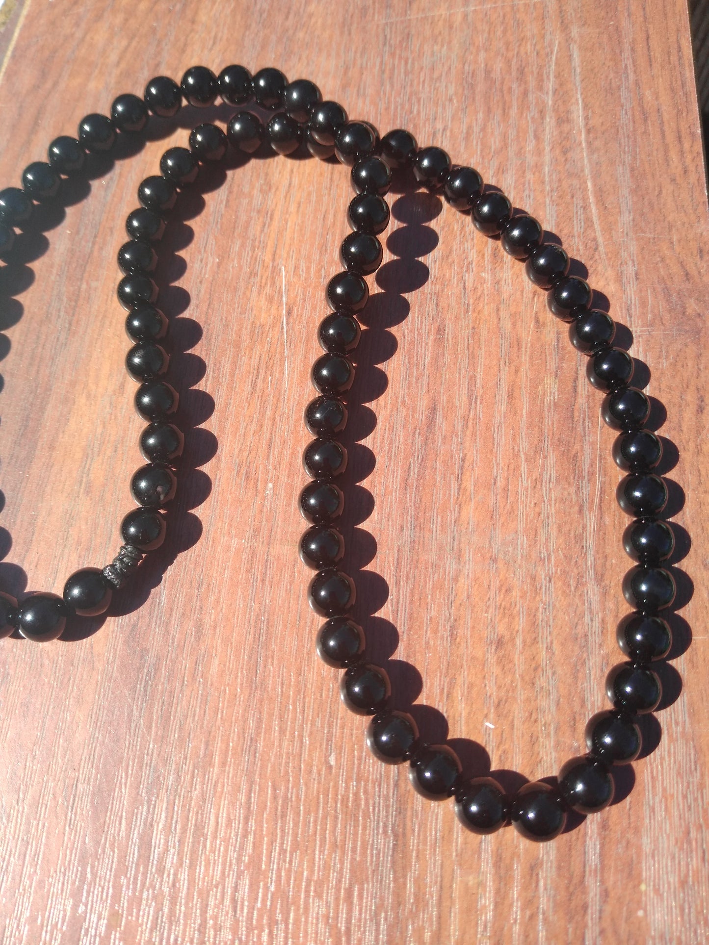 HERB LEAF PENDANT WITH ONYX NECKLACE