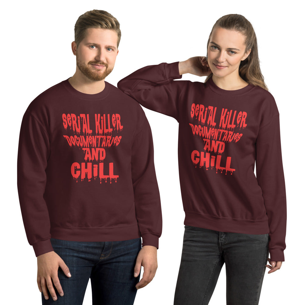 SERIAL KILLERS DOCUMENTARIES AND CHILL SWEATSHIRT AND HOODE
