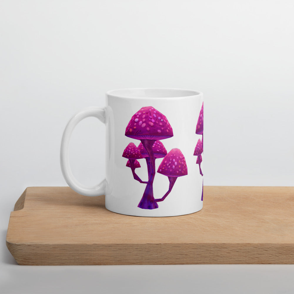 PINK MUSHROOM MUG