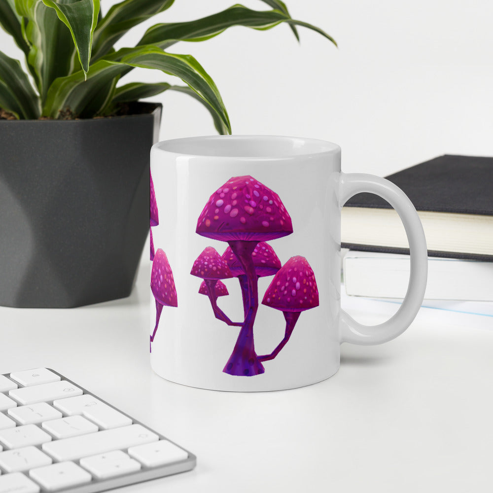 PINK MUSHROOM MUG