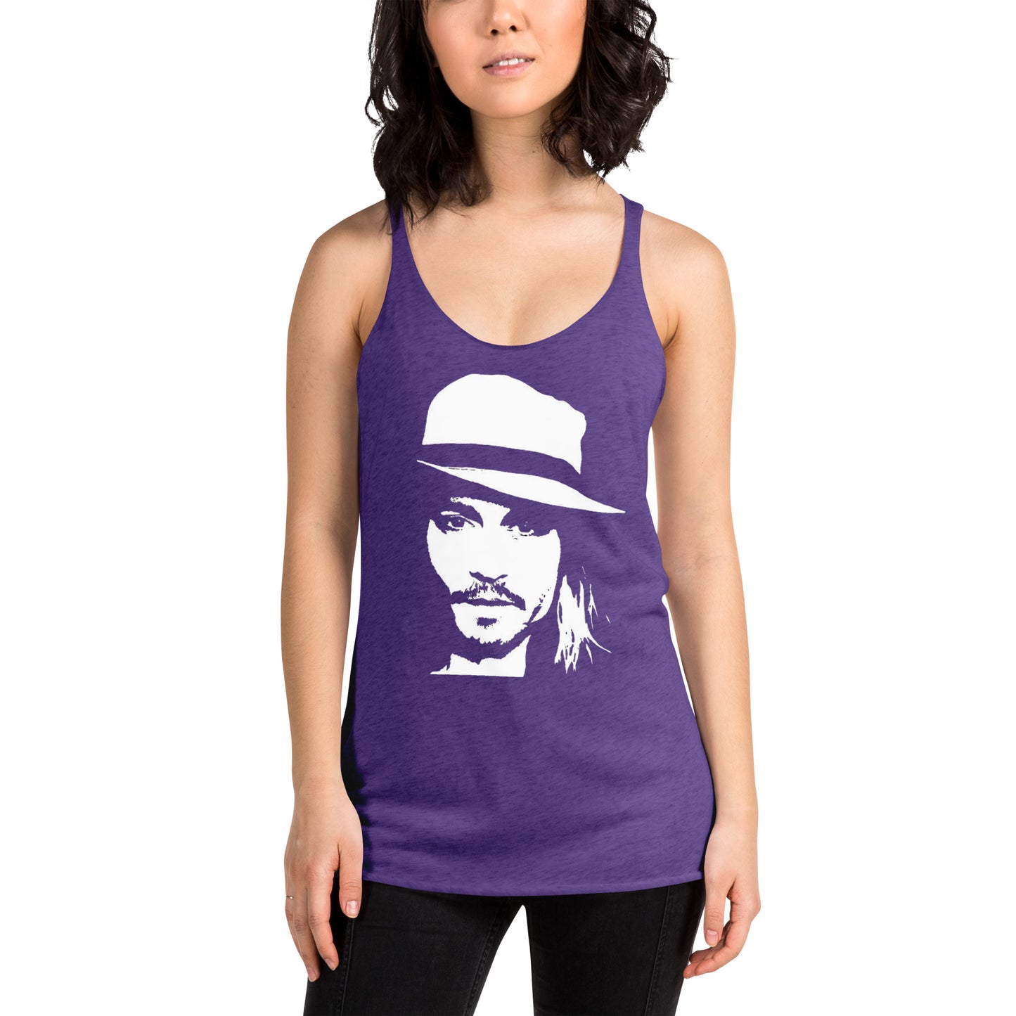 JOHNNY DEPP FACE TANK TOP