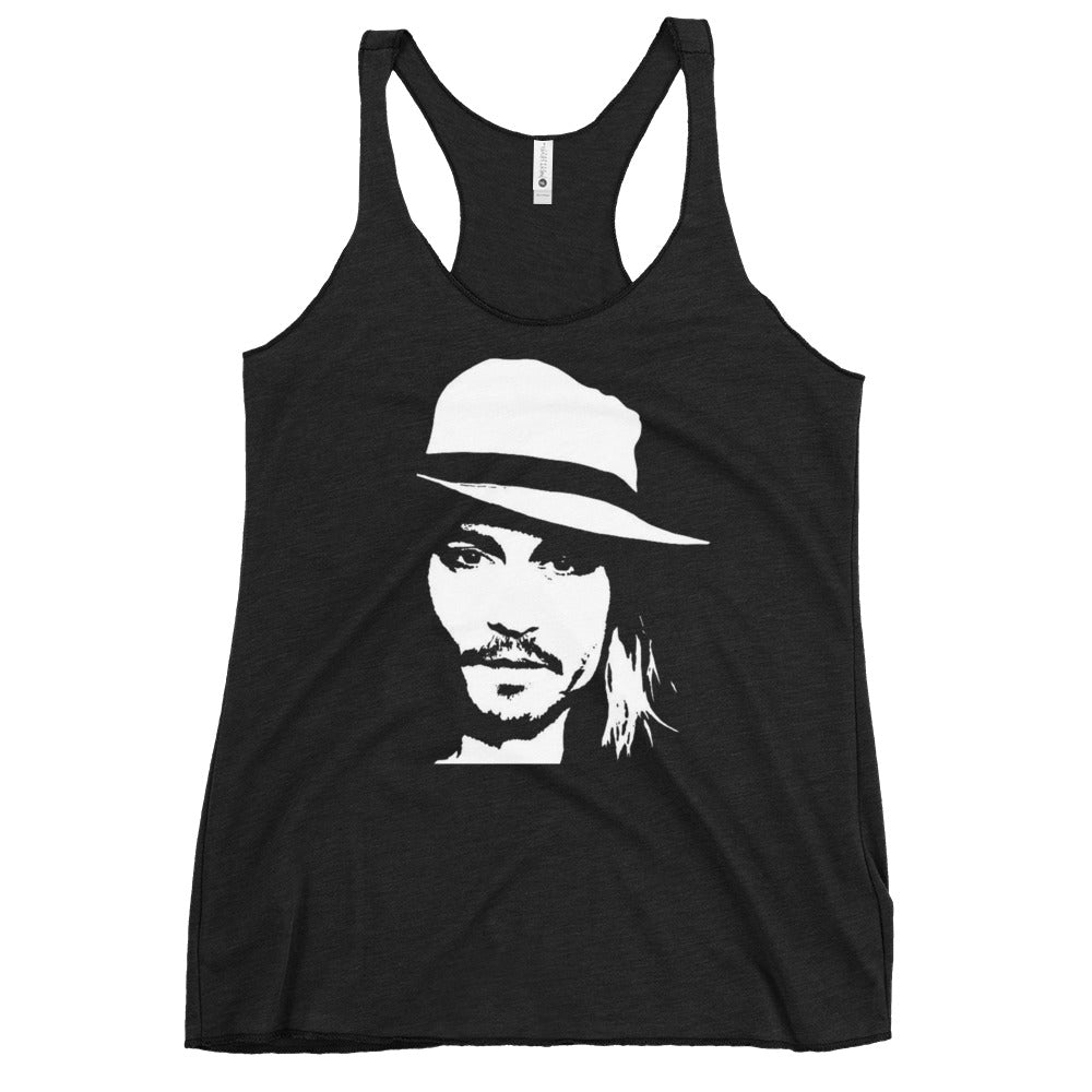 johnny depp top gear JOHNNY DEPP FACE TANK TOP – BFLY