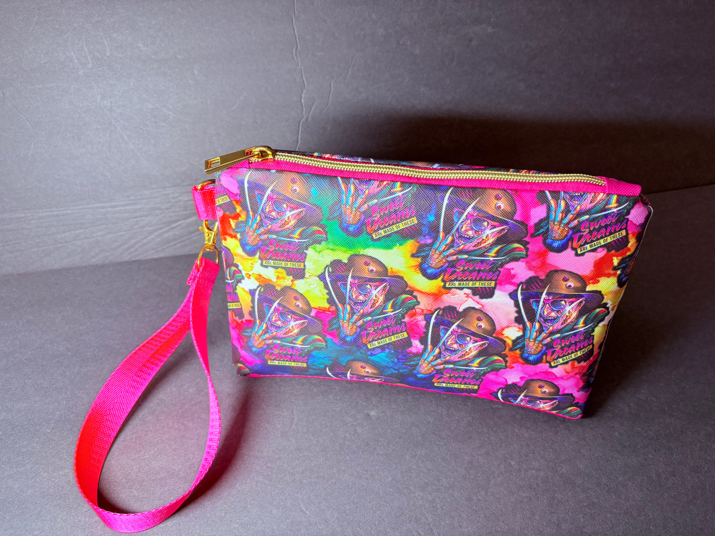 SWEET DREAMS FREDDY KRUEGER WRISTLET POUCH