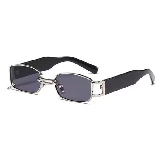 SUNGLASSES RECTANGLE WITH RING DETAIL