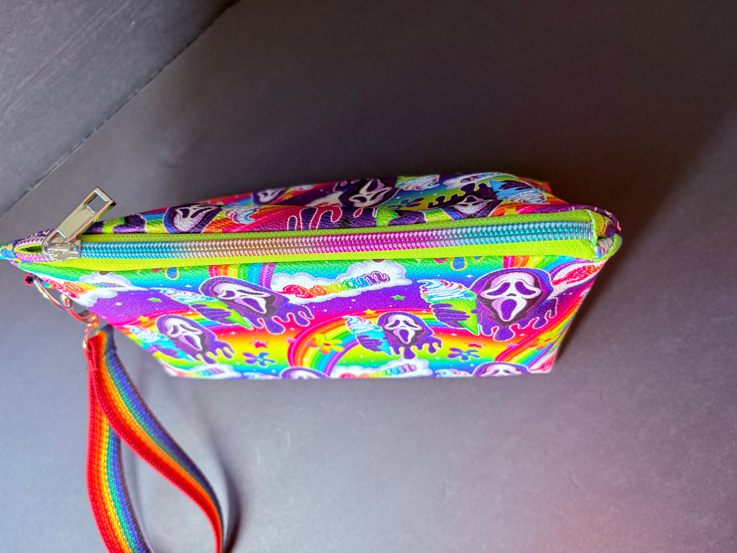 I SCREAM wristlet pouch