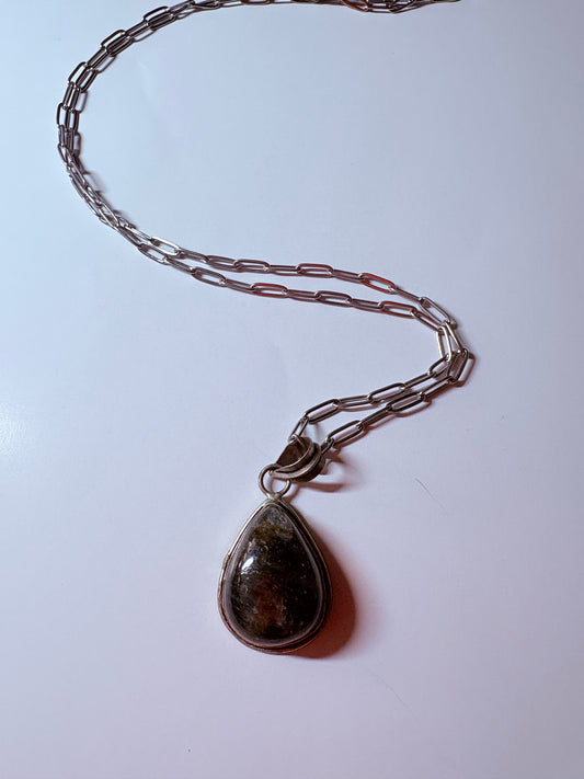Labradorite necklace