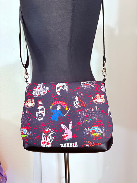 BLOODBATH HORROR CROSSBODY FLAP BAG