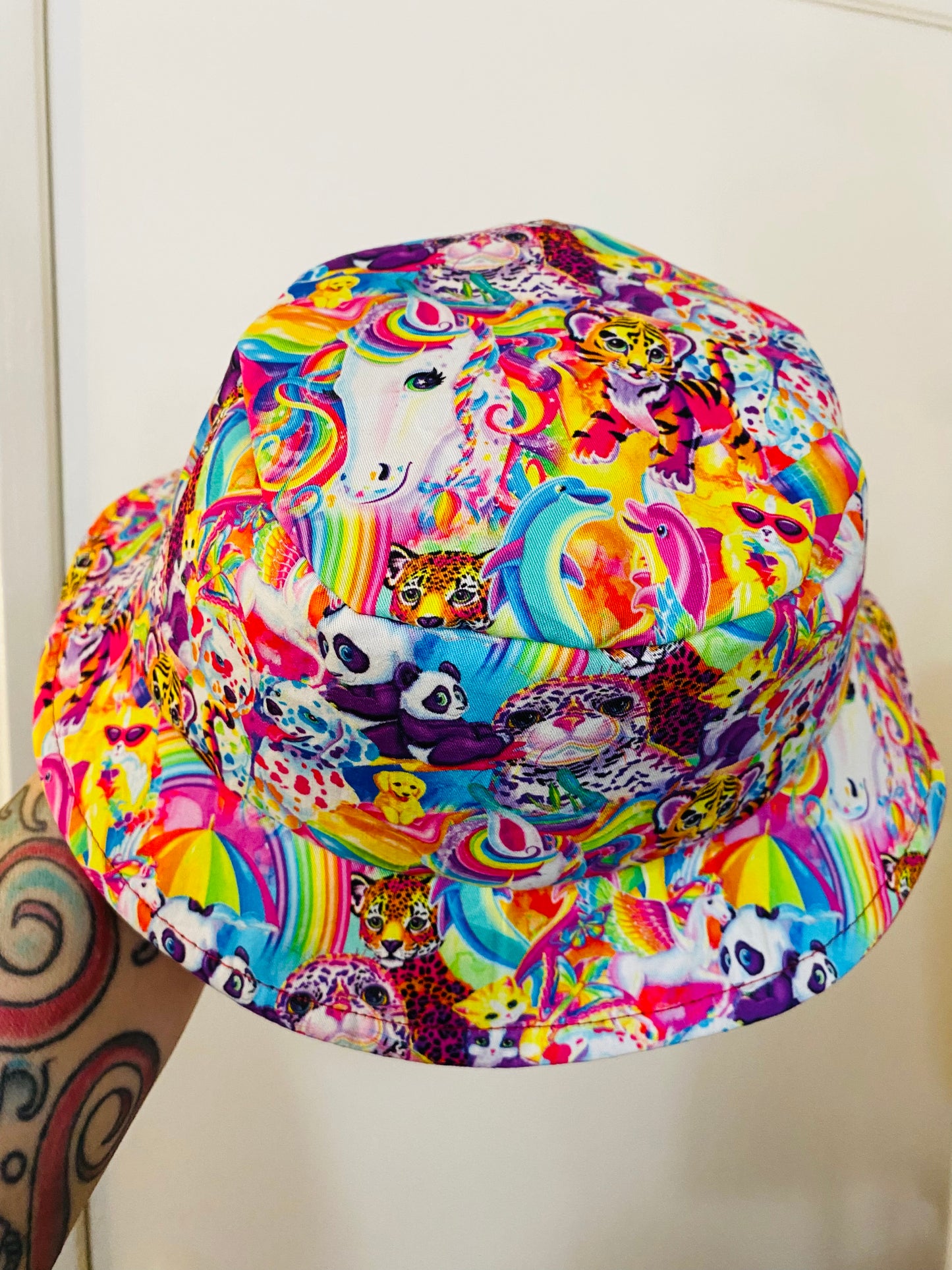 Lisa Frank bucket hat