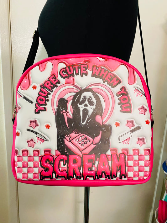 GHOSTFACE SCREAM CAKE BOWLER BAG