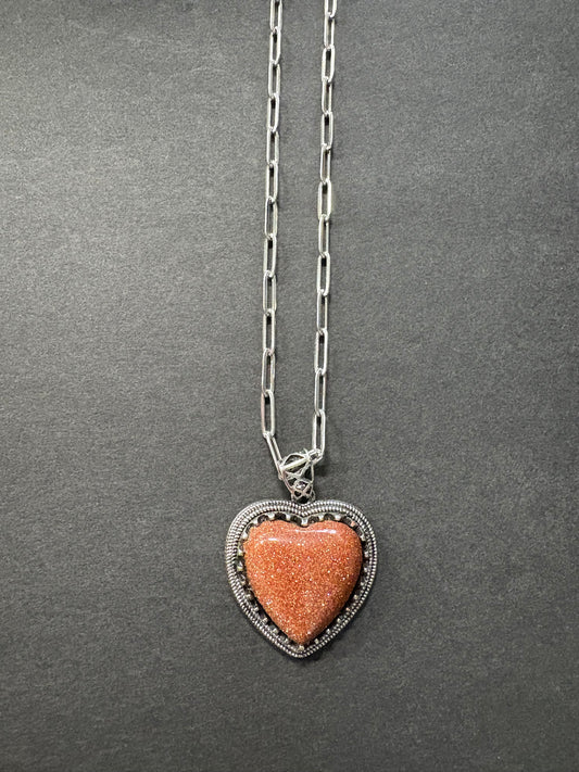 HEART OF SANDSTONE NECKLACE