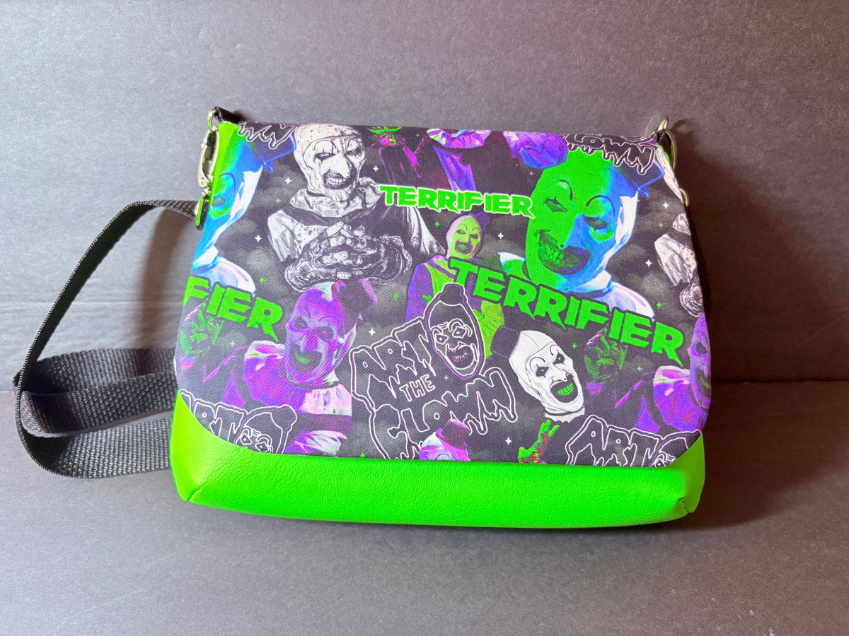 TERRIFIER flap crossbody bag