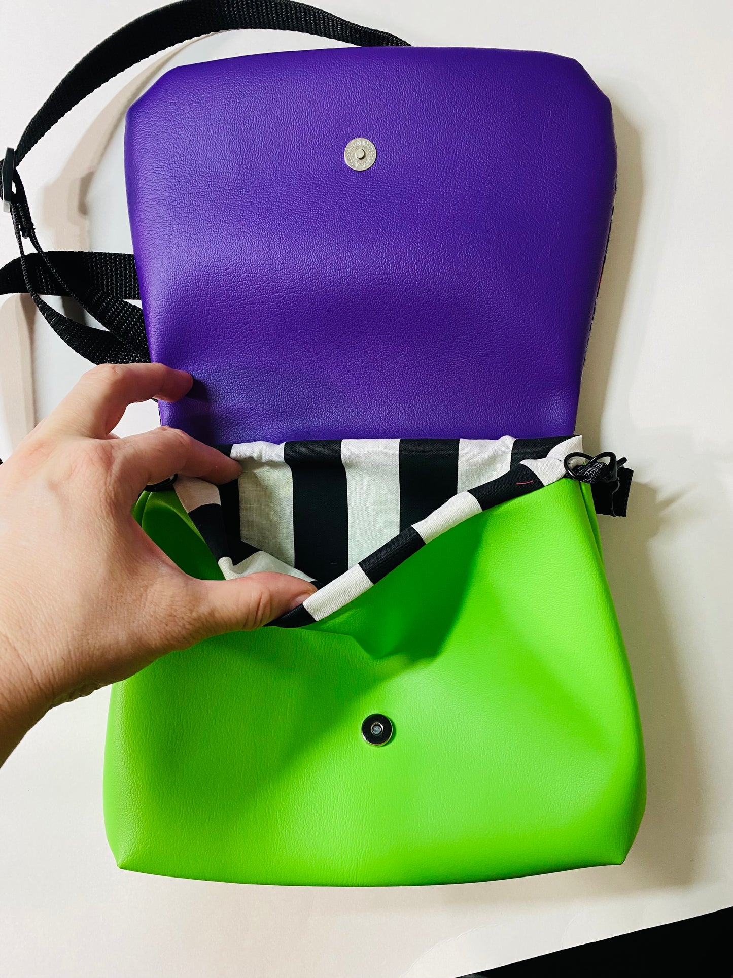 Beetlejuice stained glass edition crossbody flap bag