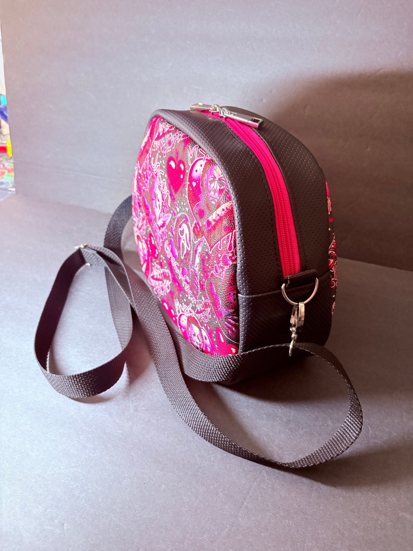 LOVE BOM KILLAS MINI BOWLER CROSSBODY BAG