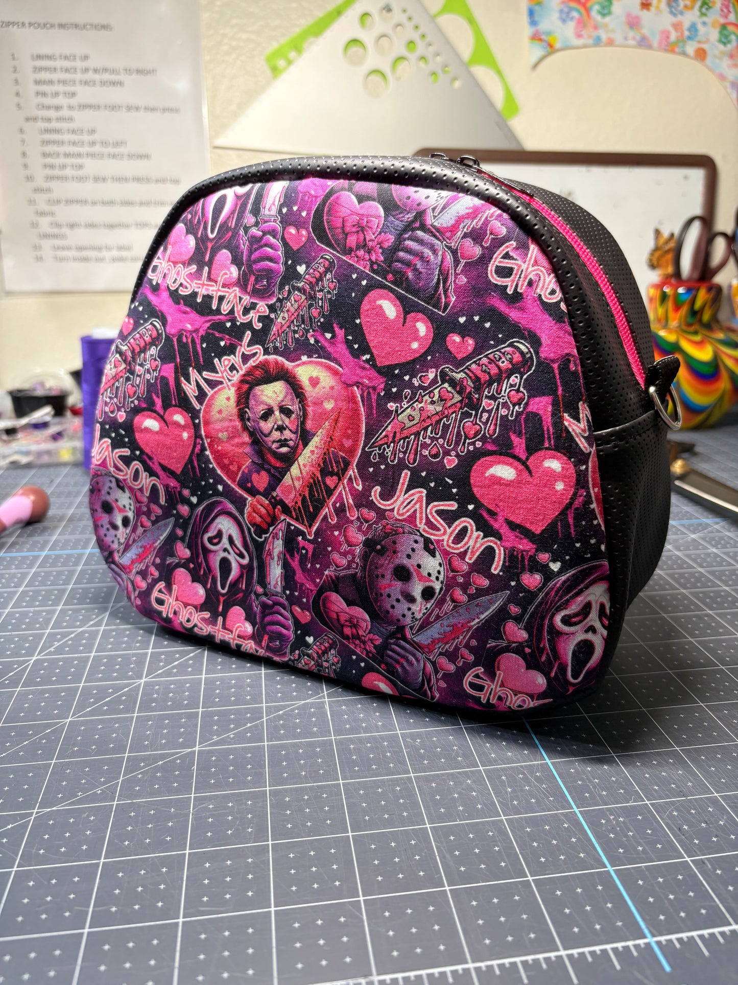 LOVE BOM KILLAS MINI BOWLER CROSSBODY BAG