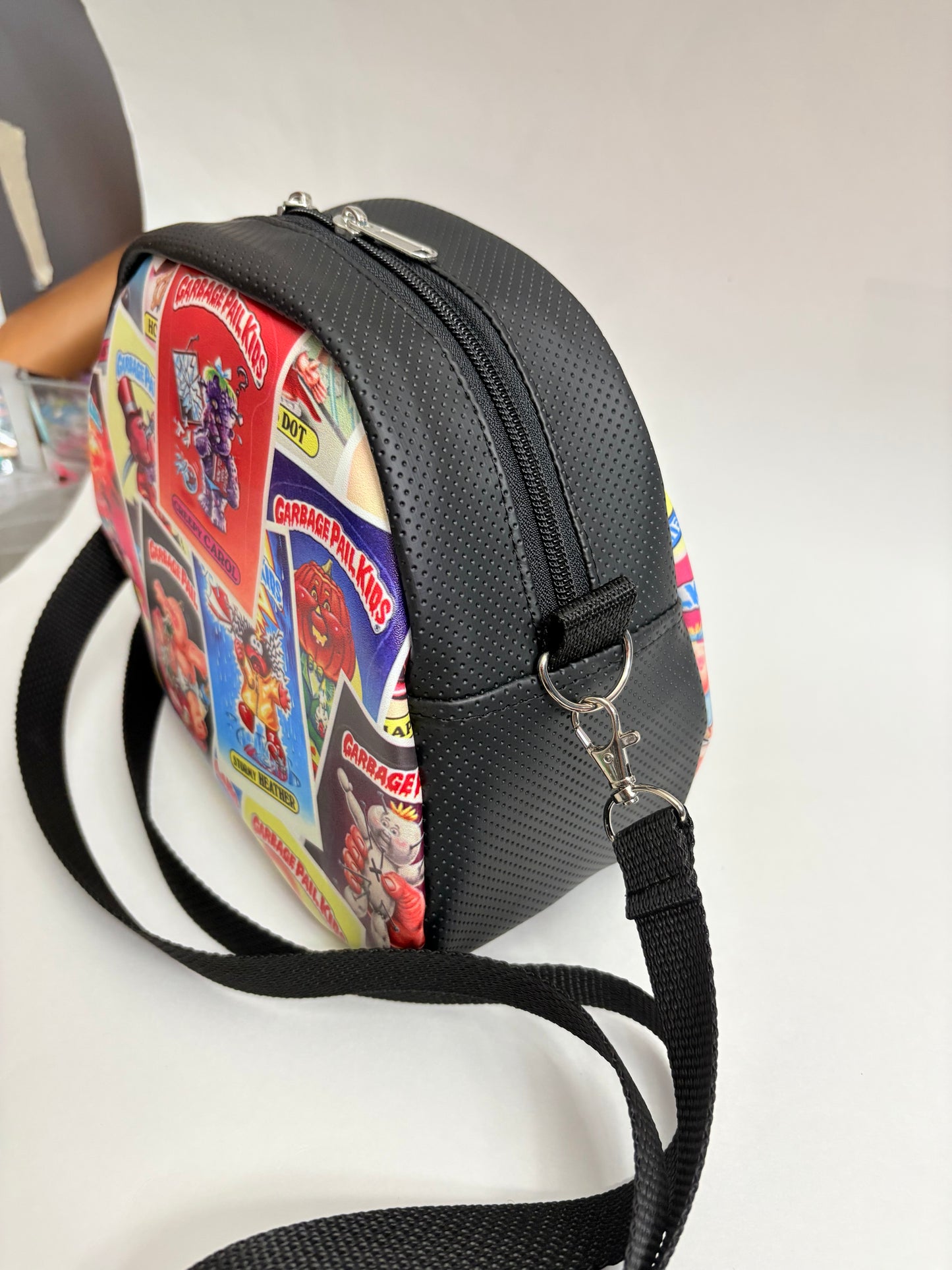 Garbage pail kids mini bowler crossbody bag