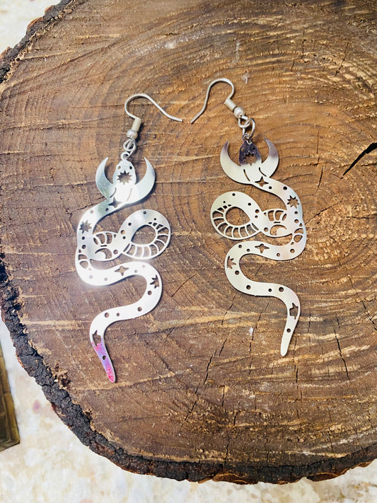COBRA SNAKE EARRINGS