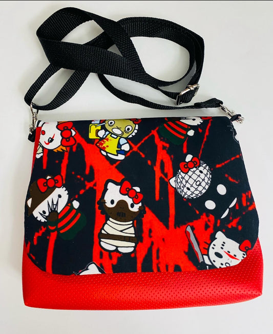 KILLER KITTY FLAP CROSSBODY BAG