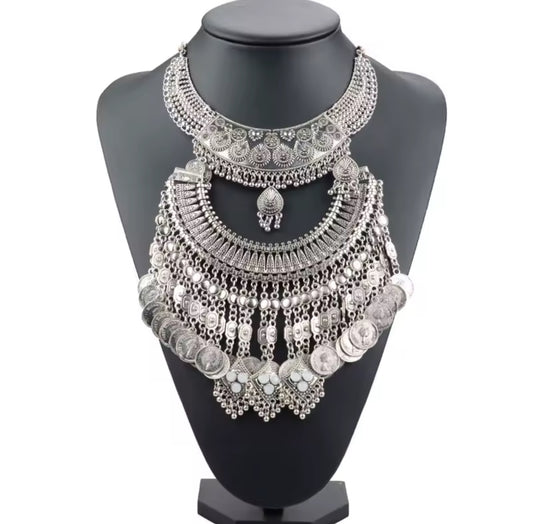 Gypsy kuchi necklace