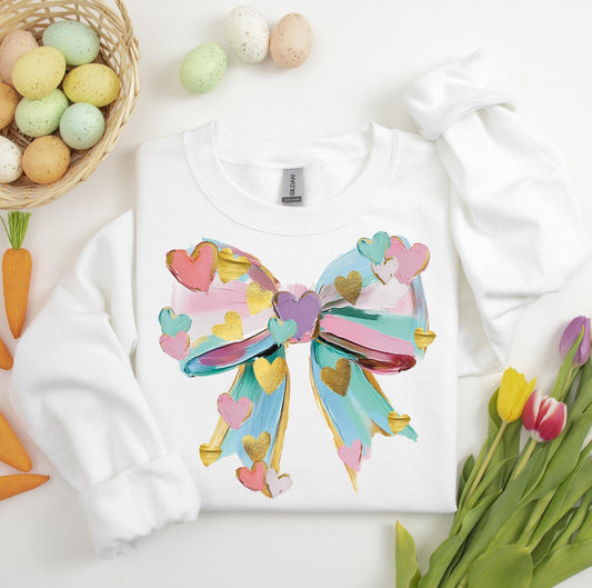 EASTER PASTEL BOW SHIRT