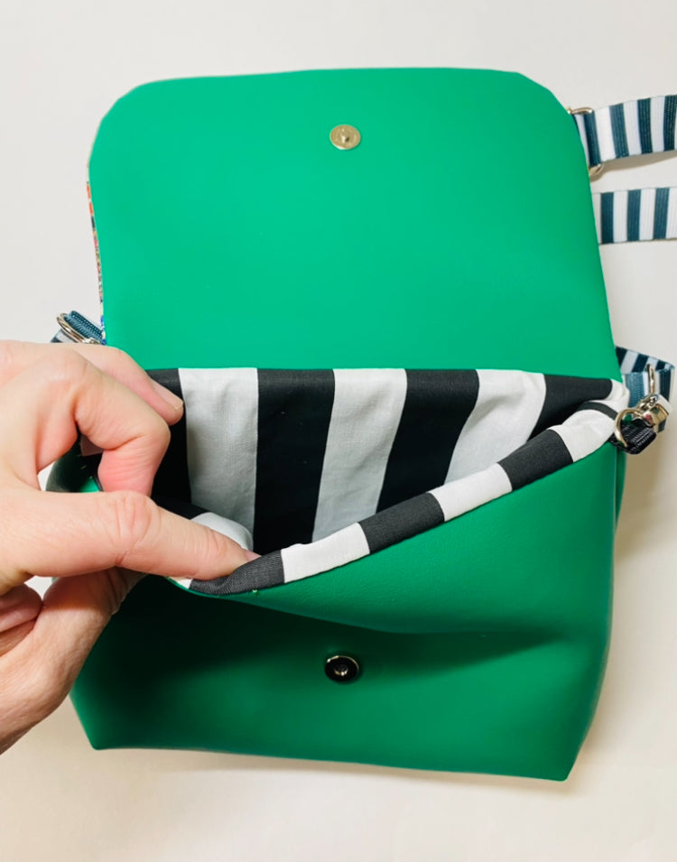 Tales from the crypt flap crossbody bag