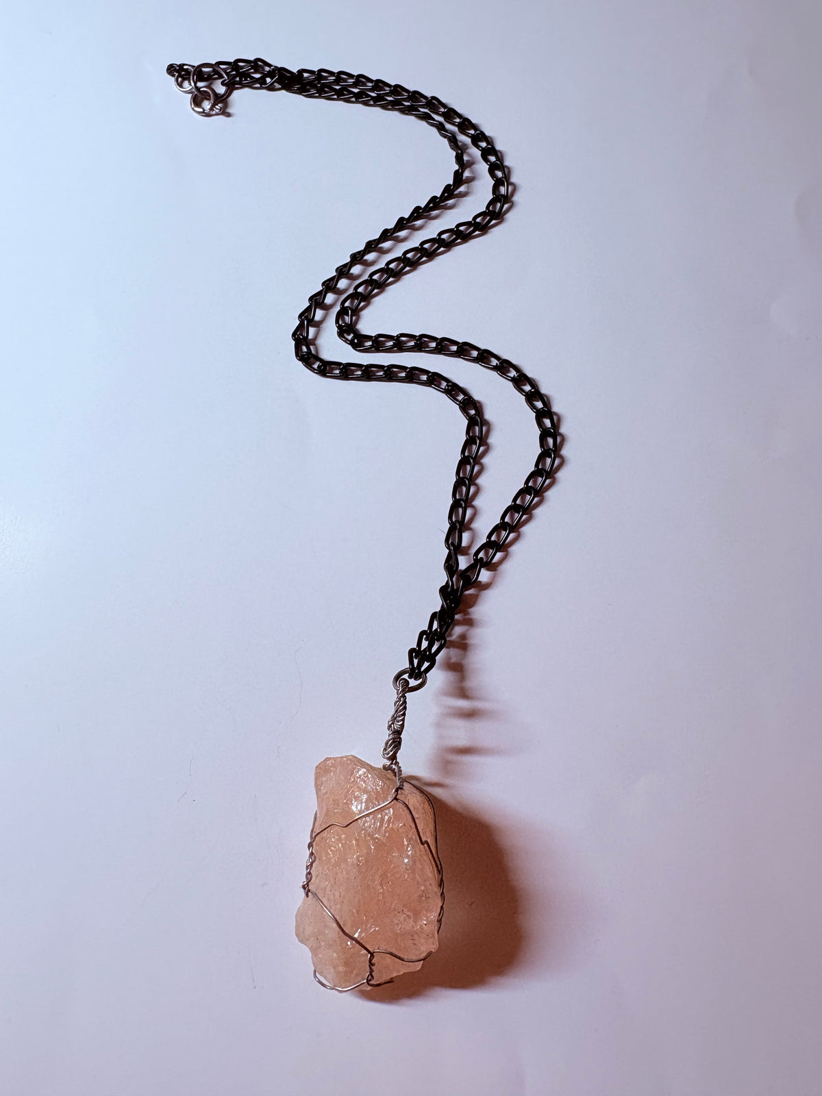 Rose quarts necklace