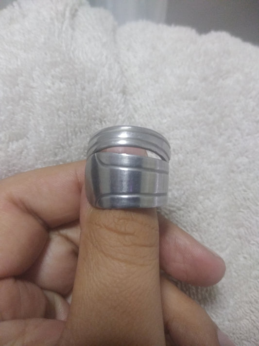 Stainless Steel Spoon Ring for Men SIZE 11 – Handcrafted Vintage Worn Style 3