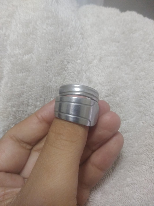 Stainless Steel Spoon Ring for Men SIZE 13 – Handcrafted Vintage Worn Style 4