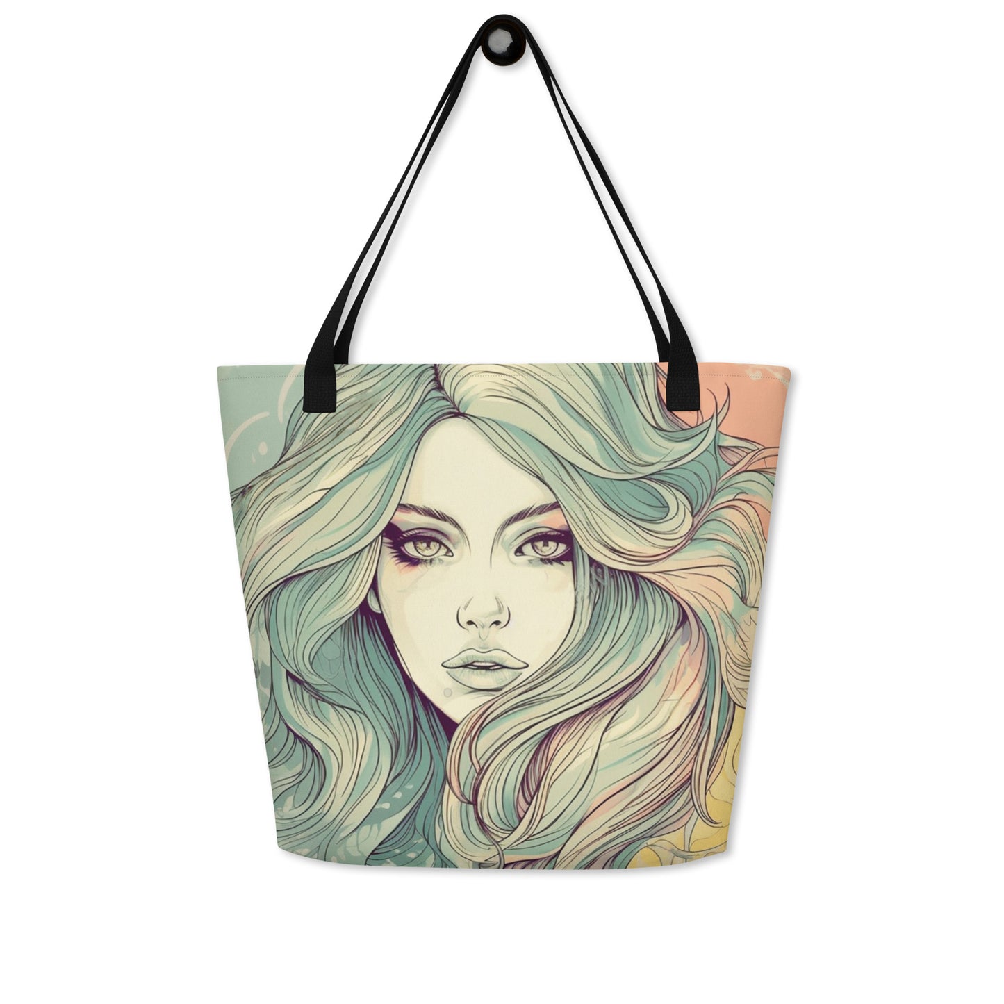 GROOVY 70s GIRL TOTE