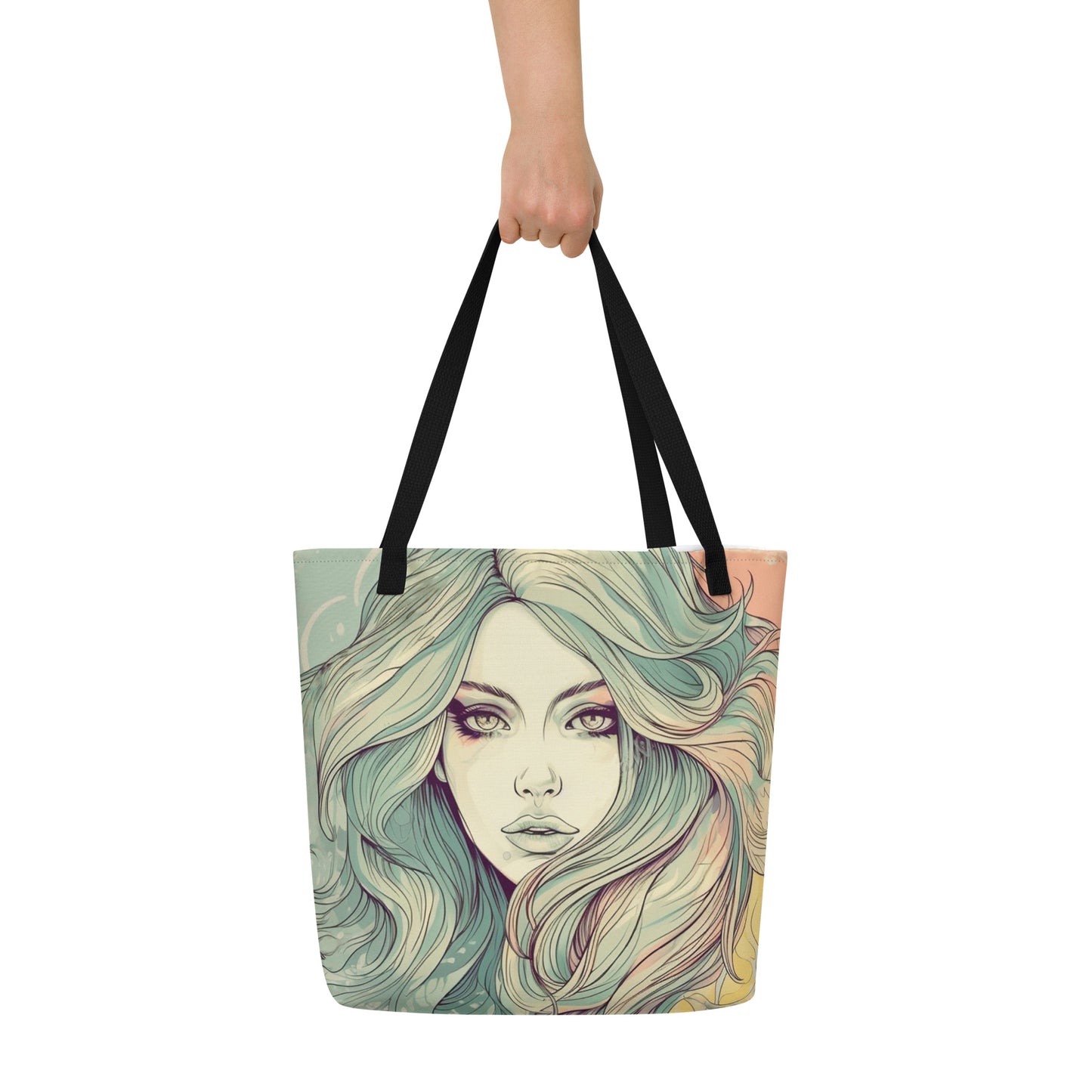 GROOVY 70s GIRL TOTE