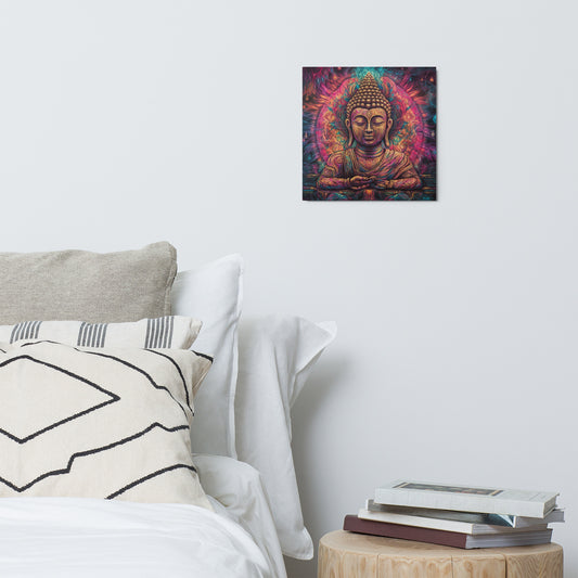 BUDDHA DMT STYLE WALL METAL PRINT
