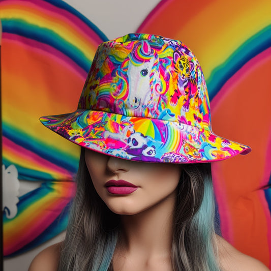 Lisa Frank bucket hat