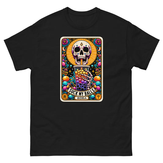 suck my balls boba tshirt