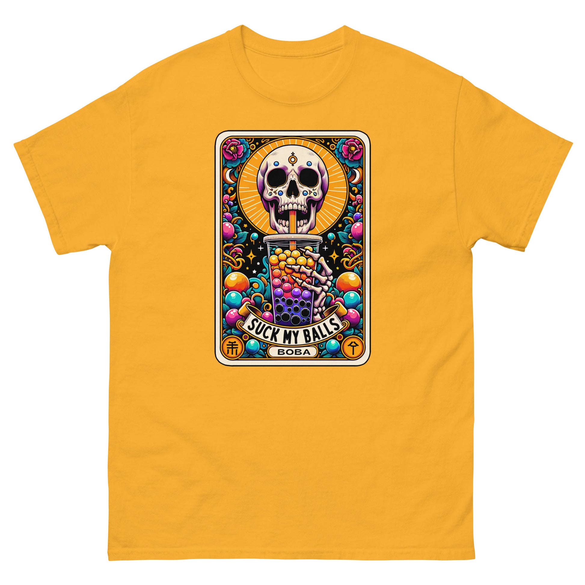 suck my balls boba tshirt