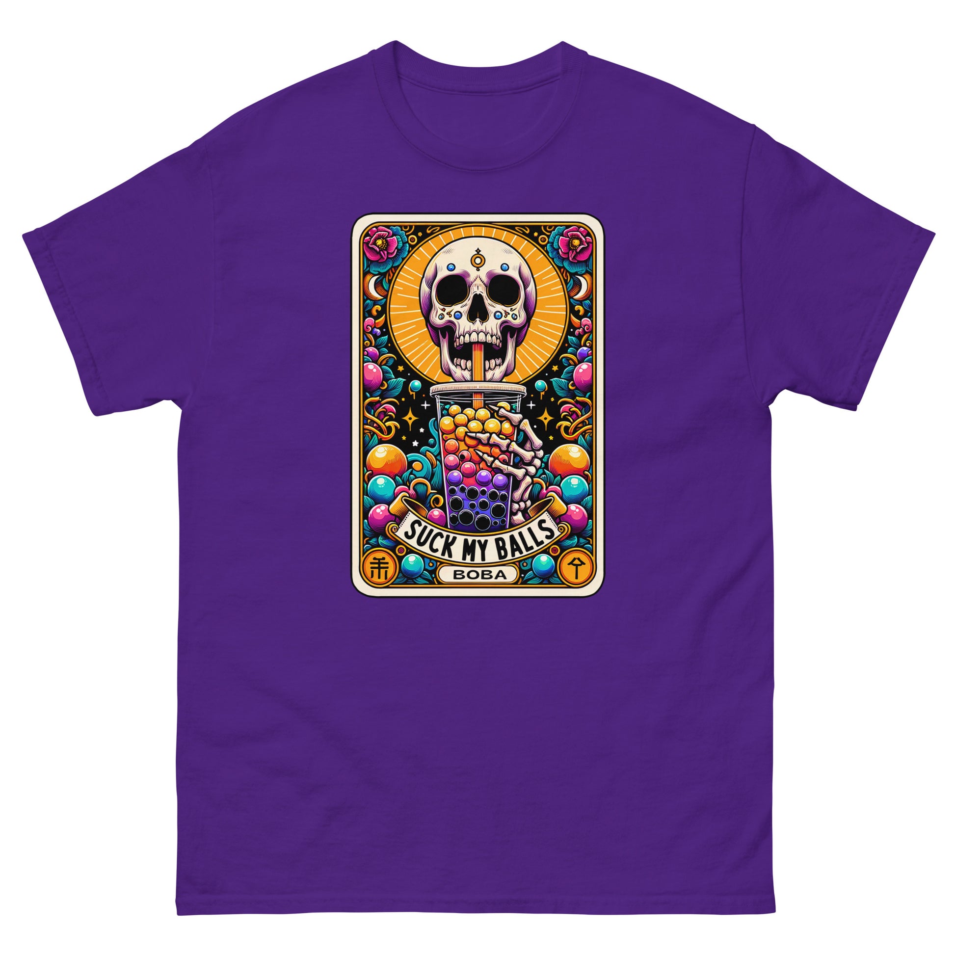 suck my balls boba tshirt