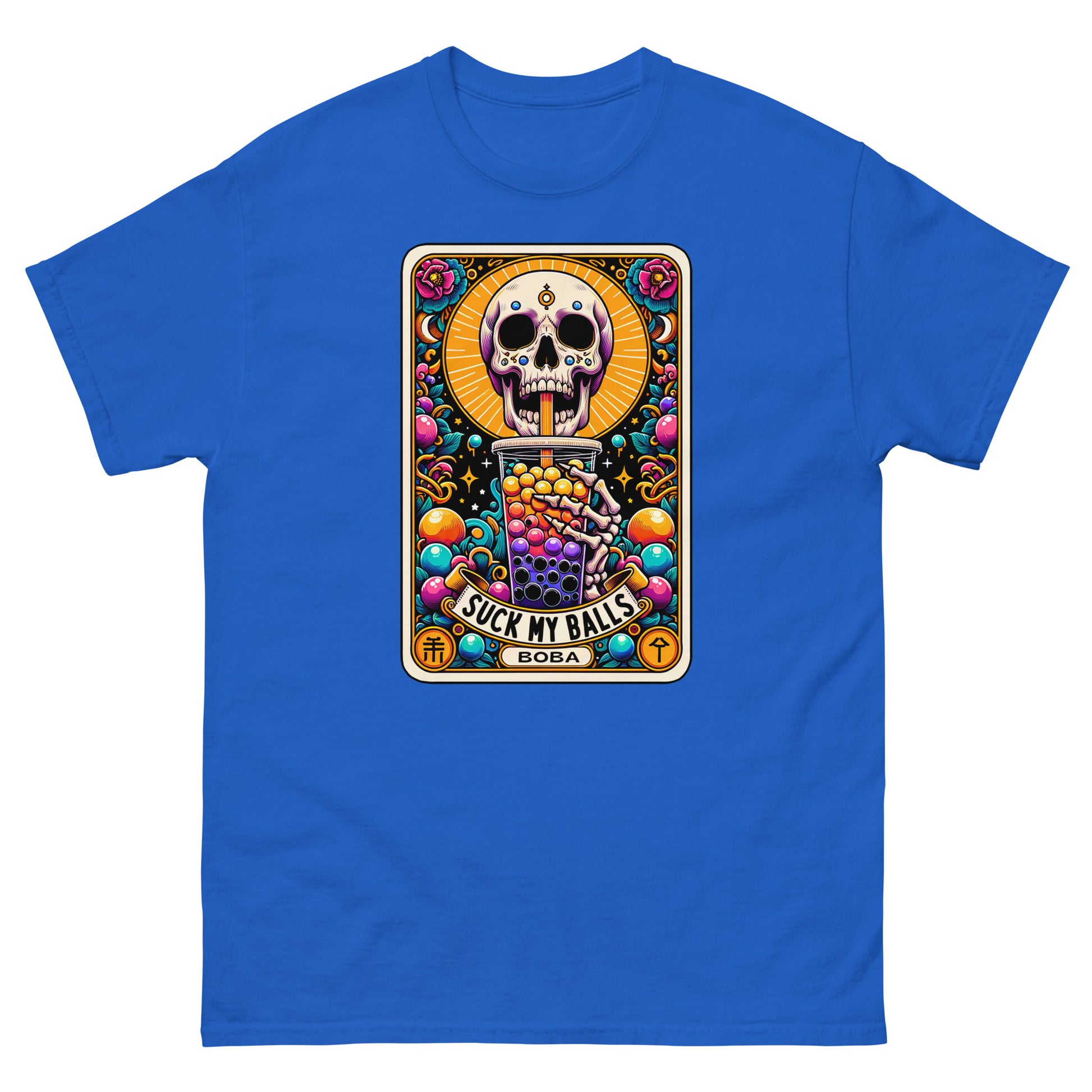 suck my balls boba tshirt